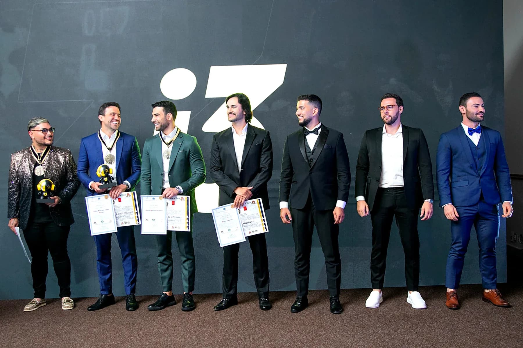 Homenageados — cerimônia de premiação